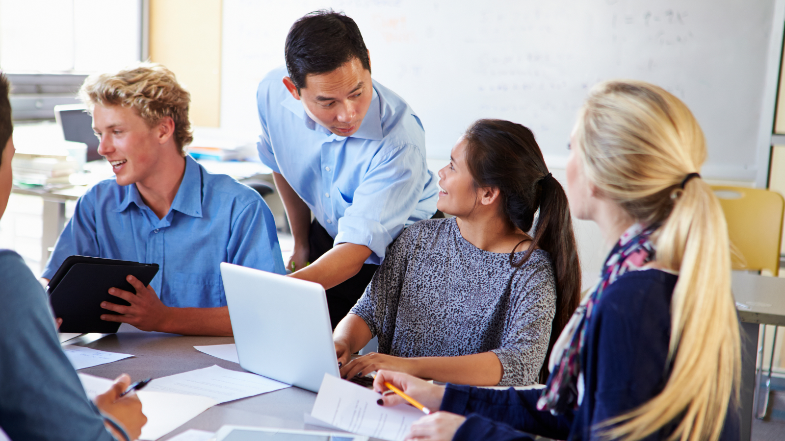 Students engaging in career-connected learning